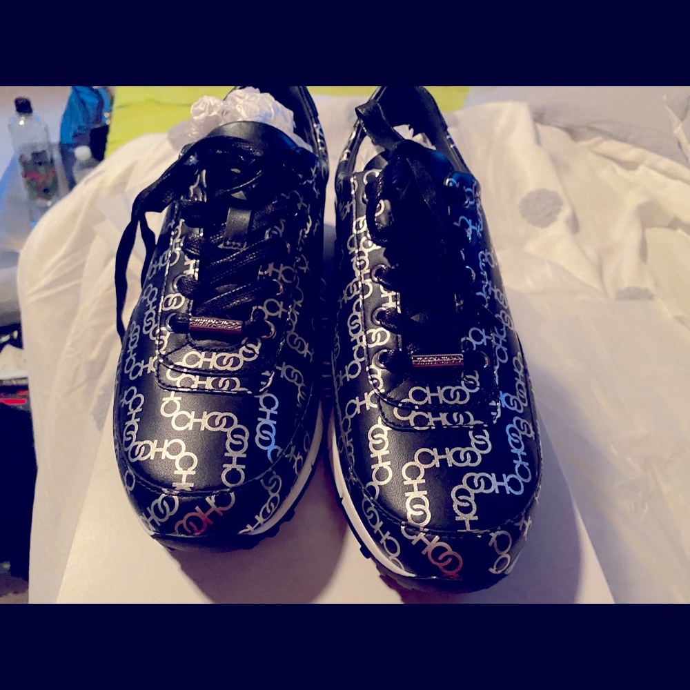 Jimmy choo monogram sneakers